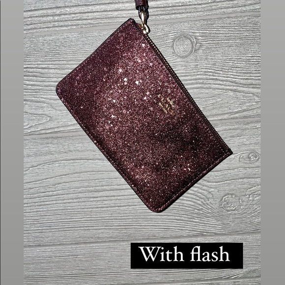 Beautiful shimmery Coach wristlet - Picture 3 of 4